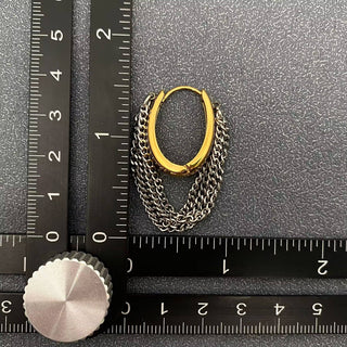 18k Gold Jessie's Girl Two Tone Earrings