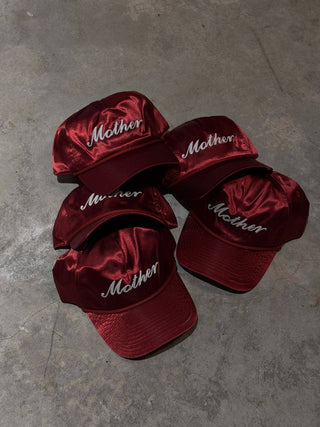 Mother Satin Embroidered Baseball Hat
