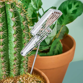 Disco Lightning Bolt Plant Stake