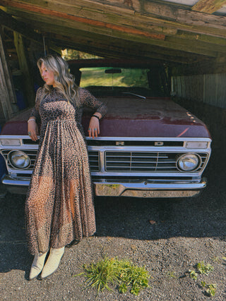 Mayhem Long Sleeve Mesh Dress