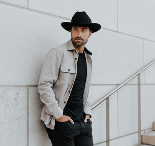 Wool Felt Open Road Fedora Hat