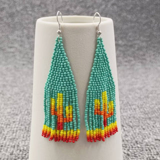 Desert Sky Beaded Earrings