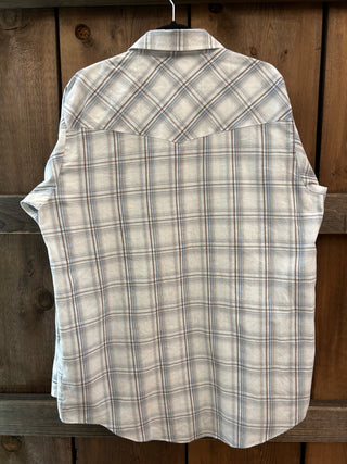 Vintage Men’s Plains Western Wear Snap Up Shirt L