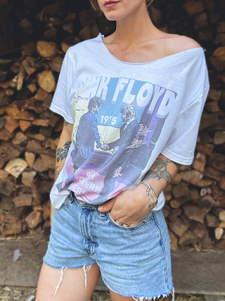 Chop Shop Pink Floyd 1975 Cropped T-Shirt