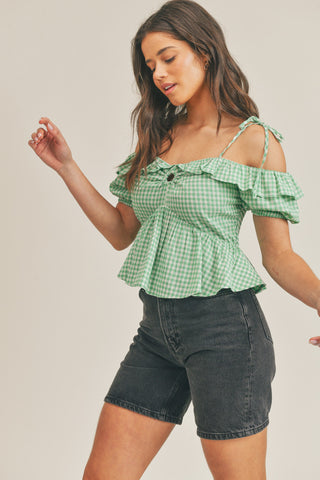 Presley Gingham Top