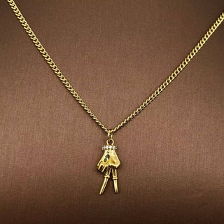 18k Gold Give Peace A Chance Necklace