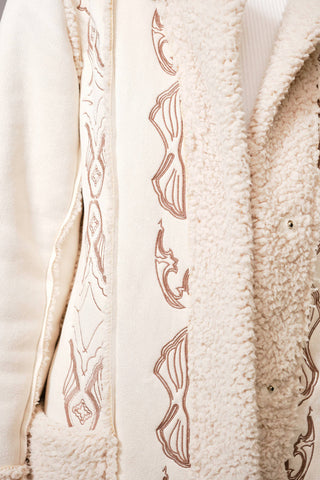 Somewhere Over Laredo Sherpa Coat