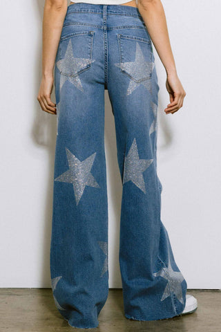 Ziggy Star Rhinestone Pants