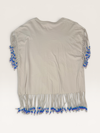 Beaded Fringe Chop Shop T-Shirt