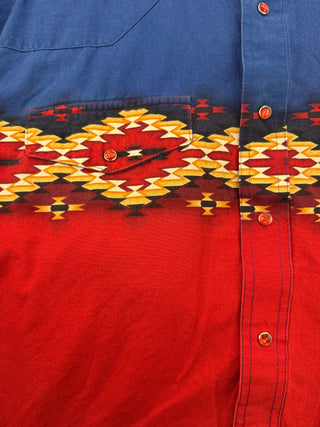 Vintage Wrangler Men’s Snap Up Shirt Size Large