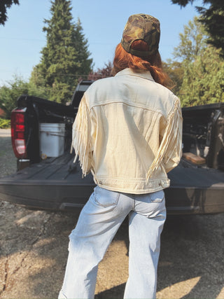 Nomad Denim Fringe Jacket