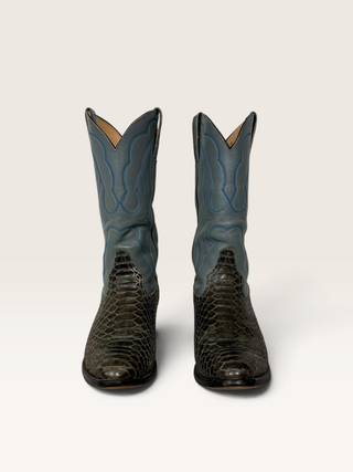 Vintage Snakeskin Boots Men's 8 / Women’s 9.5 Wide
