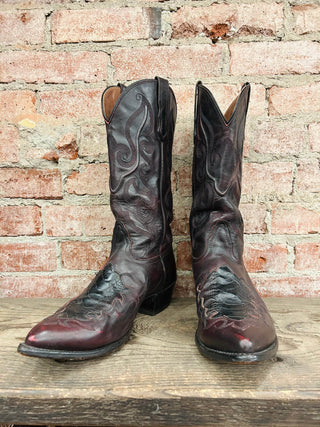 Nocona Caiman Inlay Men's Cowboy Boots Size 12