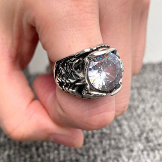 Scorpion Stone Biker Ring