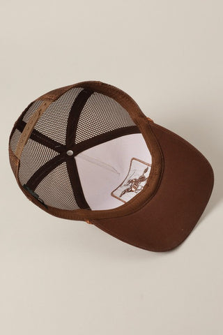 Howdy Cowboy Two Tone Trucker Hat