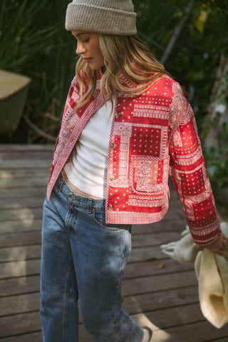 Jolene Paisley Quilted Jacket