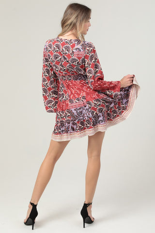 Flower Child Bell Sleeve Dress