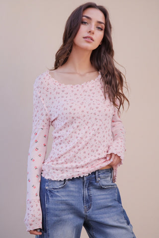Just A Girl Floral Top