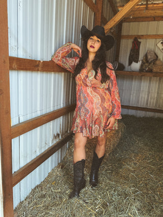 With The Wind Mini Dress