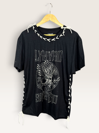 Lynyrd Skynyrd Lace-Up Chop Shop T-Shirt
