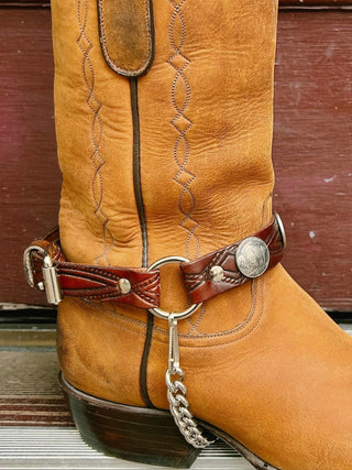 Buffalo Nickel Boot Harness Chain
