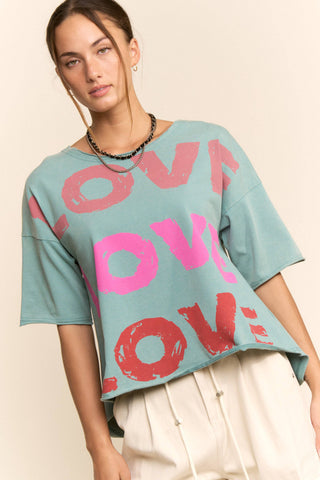 I Love You Oversized T-Shirt