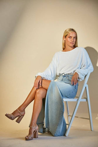 Sadie Maxi Denim Skirt