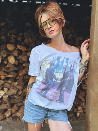 Chop Shop Pink Floyd 1975 Cropped T-Shirt