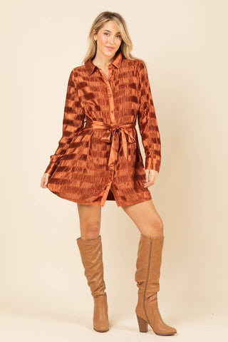 Holly Satin Pleated Mini Dress