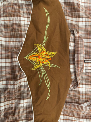 Vintage Western Men’s Snap Up Shirt Size Large