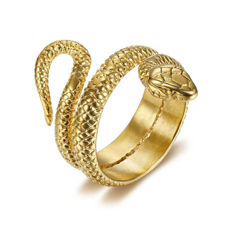 Snake Stainless Steel Ring