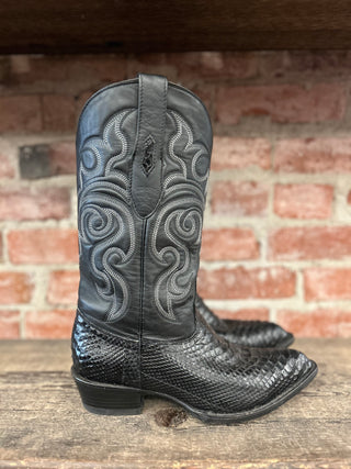 Los Altos Genuine Snake Women’s Cowboy Boots Size 9.5, Men’s 8