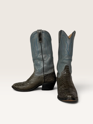 Vintage Snakeskin Boots Men's 8 / Women’s 9.5 Wide