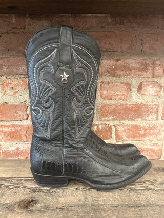 Los Altos Ostrich Leg Men’s Cowboy Boots Size 10.5