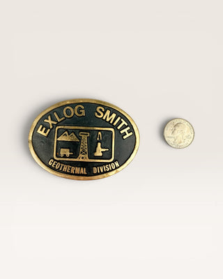 Vintage Exlog Belt Buckle