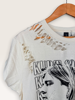 Kurt Cobain Distressed Chop Shop T-Shirt