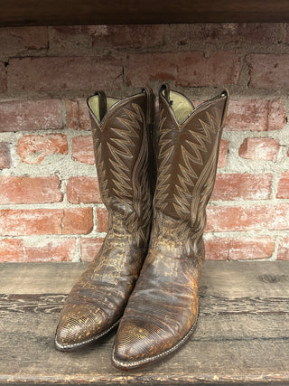 Dan Post Monitor Lizard Men’s Cowboy Boots Size 11