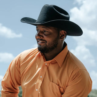 Cattleman Wool Felt Cowboy Hat Black
