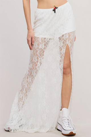 No Vacancy Lace Skirt