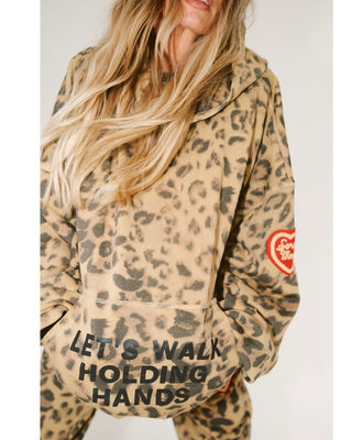 Happy Little Mother Sorry Mom Hoodie Leopard