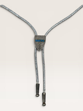 Vintage Silver and Turquoise Bolo Tie
