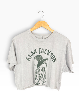 Alan Jackson Chop Shop Simple Crop T-Shirt