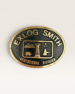Vintage Exlog Belt Buckle