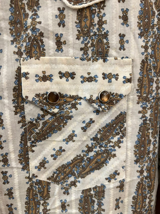 Vintage Men’s Dee Cee Brand Snap Up Shirt L