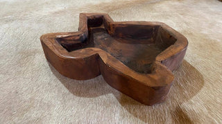 Wooden Texas Bowl