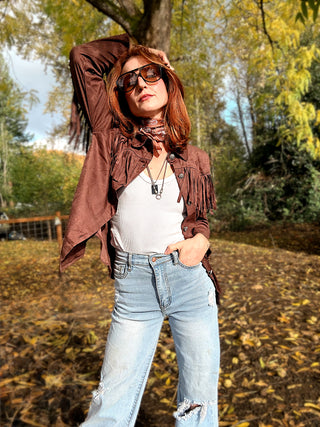 Wish You Didn't Know Fringe Shacket