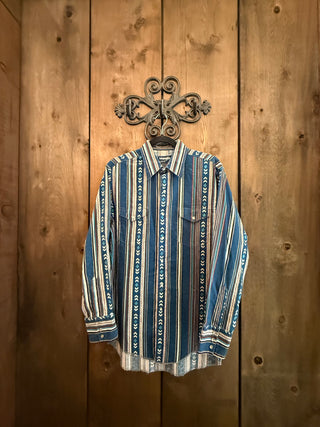 Vintage Men’s Medium Wrangler Snap Up