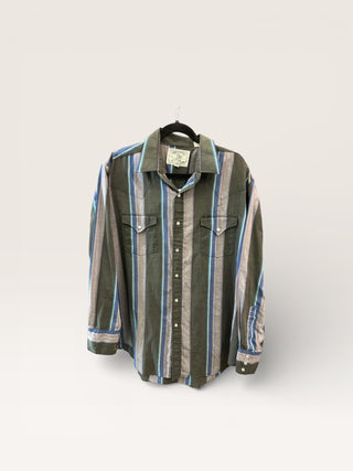 Vintage Men’s ELY Snap Up Shirt XL