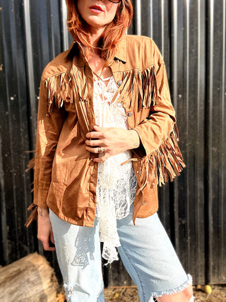 Wish You Didn't Know Fringe Shacket