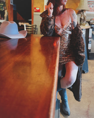 1979 Sequin Ultra Mini Dress